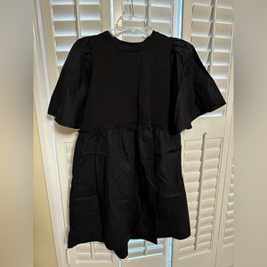 Black tshirt style dress!